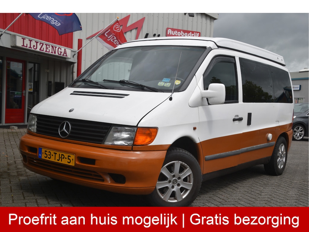 Mercedes-Benz Vito 110 D Retro Camperbus Lees advertentie | Airco | Trekhaak | LMV | Radio/CD | Buscamper