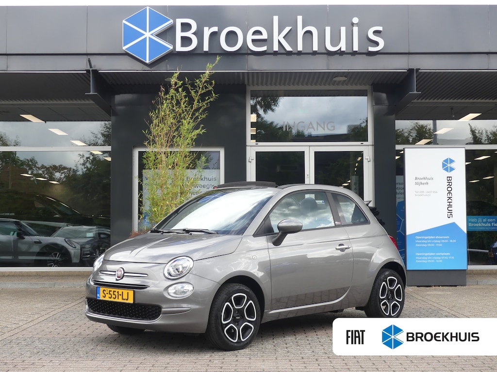 Fiat 500C 1.0 Hybrid Club | ELEKTRISCH SCHUIFDAK | PARKEERSENSOREN | CRUISE | AIRCO | APPLE CARPLAY / ANDROID AUTO |