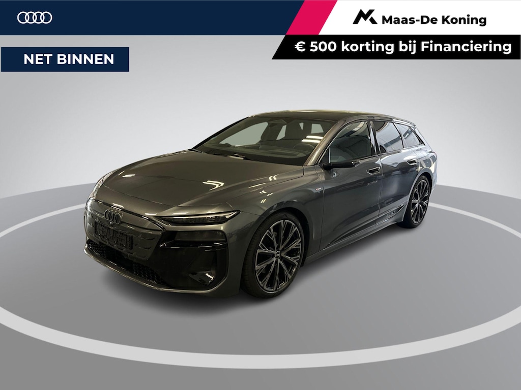 Audi A6 Avant e-tron edition 83 kWh 286pk · Panoramadak · Inklap. Trekhaak · 360 Camera · Head-Up Display · Bang & Olufsen · Matrix LED · Garantie t/m 27-07-2030 of 100.000km