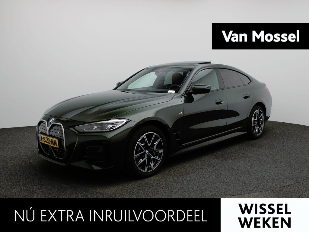BMW i4 eDrive40 High Executive 84 kWh M-PAKKET | STOEL KOELING EN VERWARMING | PANORAMADAK | ADEPTIVE CRUISE | HUD| MEMORY STOELEN | CAMERA | KEYLESS | STOELVERWARMING ACHTER |