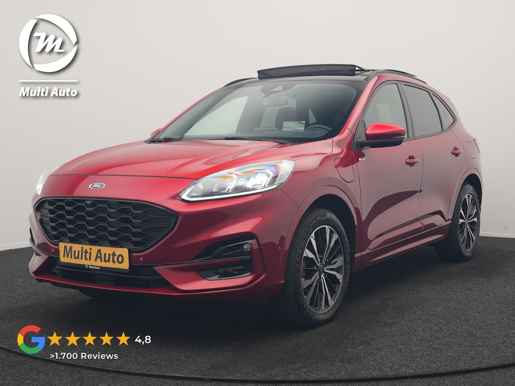 Ford Kuga 2.5 ST-Line X PHEV 225pk Dealer O.H. | Panodak | Adaptive Cruise | Head Up | 360 Camera | Alcantara Sportstoelen & Stuur Verwarmd | Bang & Olufsen | Keyless | Blis | Apple Carplay | Navigatie | DAB | Plug In Hybrid