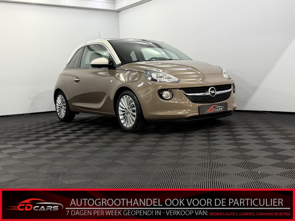 Opel Adam 1.4 Glam Panoramadak, Clima, Cruise control, Lichtmetalen velgen, Mistlamp
