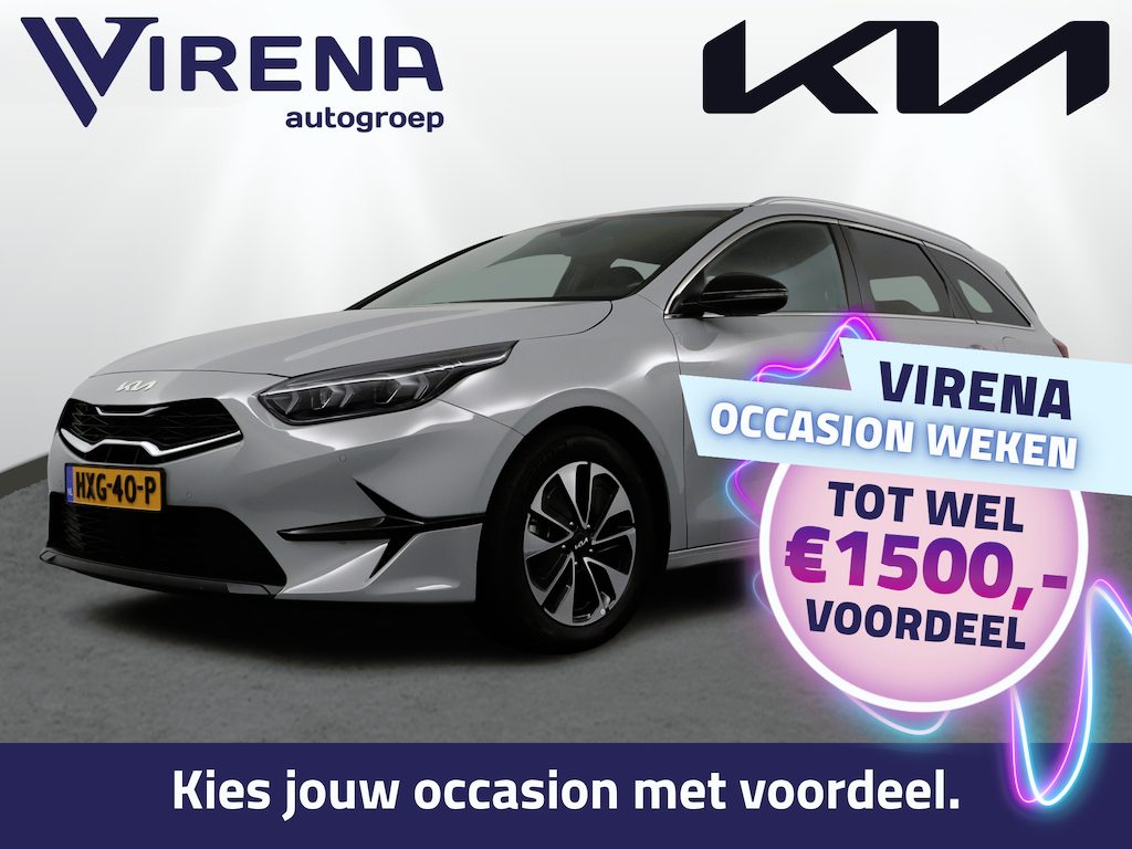 Kia Ceed Sportswagon Automaat 1.0 T-GDi MHEV Design Edition - Climate Control - Stoel/Stuurverwarming - Navigatie - Apple Carplay/Android Auto - Fabrieksgarantie tot 07-2032