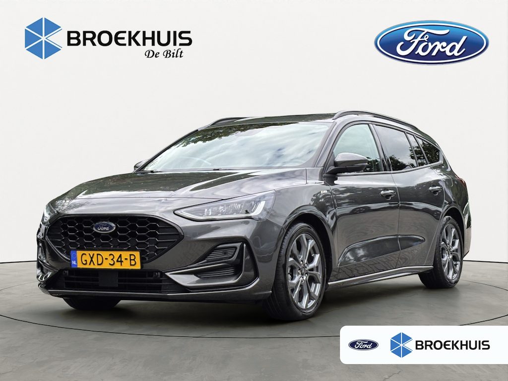 Ford Focus Wagon 1.0EB Hybrid ST Line | NL-AUTO! | 1E EIGENAAR! | WINTERPACK | CRUISE | PARK SENS V+A | LANE ASSIST | NAVI | CLIMA | LED | DEALER OH!