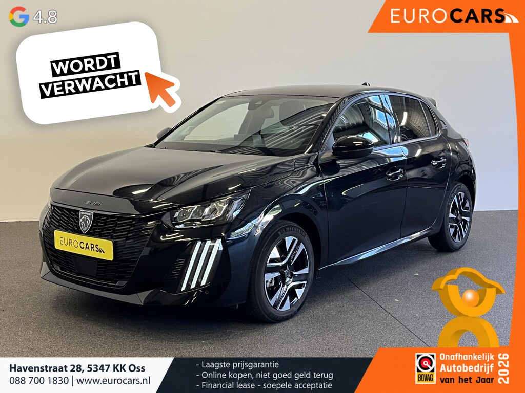 Peugeot 208 Hybrid 100 Automaat Allure Navigatie Apple Carplay/ Android Auto Camera Parkeersensoren Adaptive Cruise Control Stoelverwarming Ledverlichting Climate control