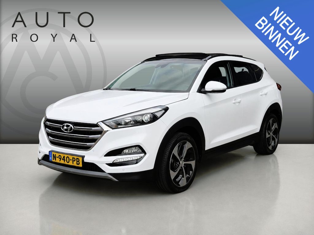 Hyundai Tucson 1.6 T-GDi Comfort PANORAMADAK | CAMERA | TREKHAAK | STOELVERWARMING | STUURVERWARMING | NAVIGATIE | LED | AIRCO/ECC | CRUISECONTROL | APPLE CARPLAY / ANDROID AUTO