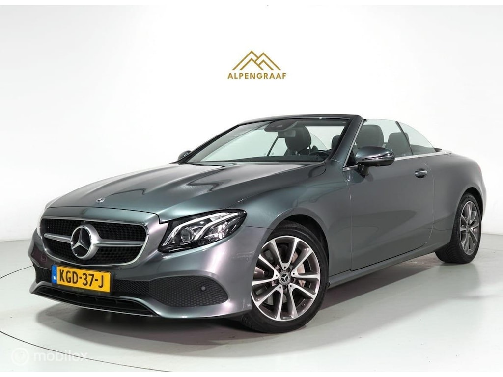 Mercedes-Benz E-klasse Cabrio 300 Premium Burmester|Softclose|360° Camera|Leder|Hout interieur|DAB|Virtual Cockpit|Keyless|Navi| Dealeronderhouden.