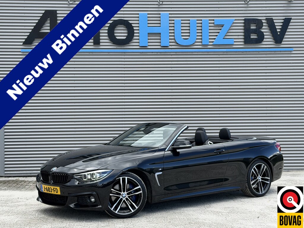 BMW 4-Serie Cabrio 420i High Executive M Sport LED DAB Navi Pro HiFi Pakket Leder 19 Inch