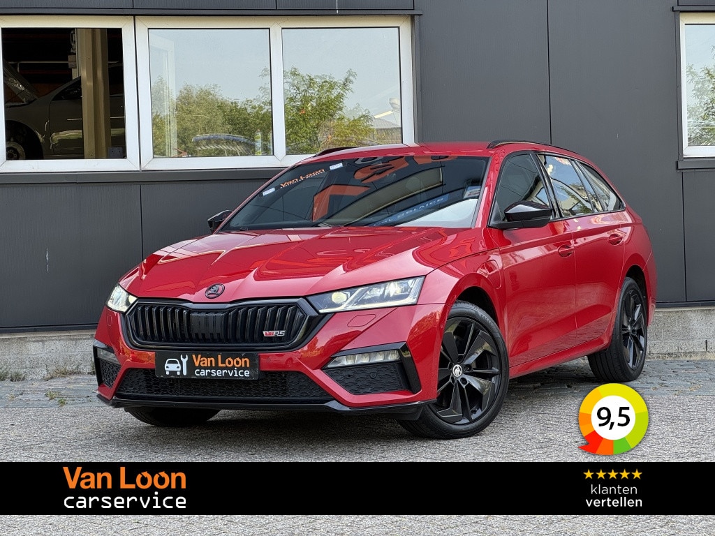 Skoda Octavia Combi RS iV/Camera/HeadUp/StoelVerwarming/SOH88%/Elek stoel/Canton/