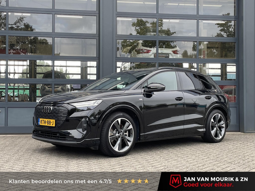 Audi Q4 e-tron 45 quattro S-Line Edition 82 kWh | SOH 100% | Trekhaak | Panoramadak | Warmtepomp