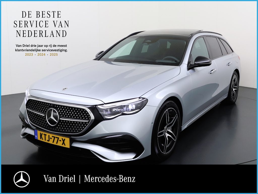 Mercedes-Benz E-klasse Estate E 300 e AMG Line | Pano Burmester Trekhaak Memory
