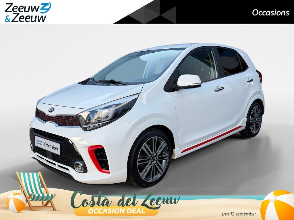 Kia Picanto 1.2 CVVT GT-Line | Zeer compleet | Lederen bekleding | Navigatie | Achteruitrijcamera | Stoel & stuurverwarming | Climate control |