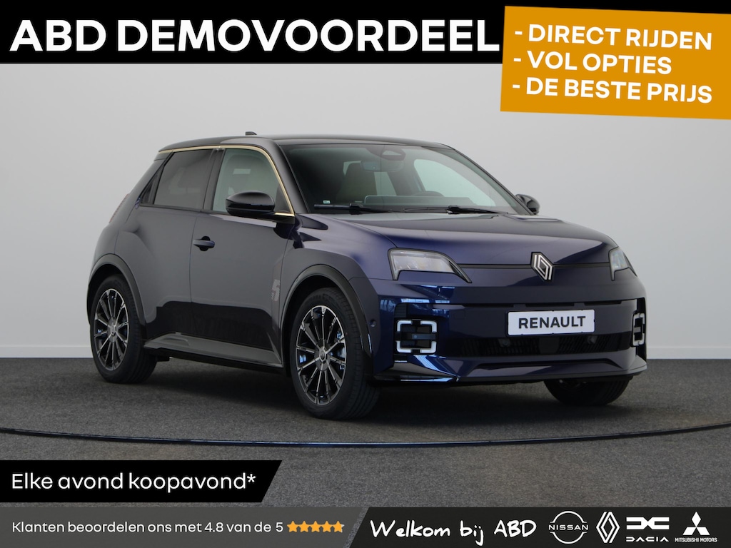 Renault R5 comfort range iconic cinq 52 kWh | Vijf jaar garantie | Harman Kardon | Stoel- en stuurwielverwarming |