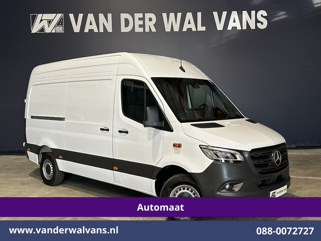 Mercedes-Benz Sprinter 317 CDI 170pk 9G-Tronic Automaat L2H2 2025 MODEL Euro6 Airco | Camera | Navigatie | LED | Adaptieve Cruisecontrol Chauffeursstoel, Stoelverwarming, Parkeersensoren, Bijrijdersbank