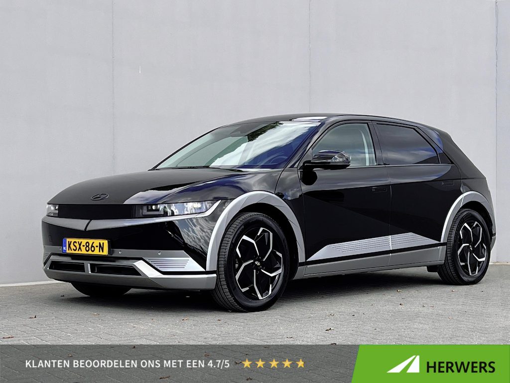 Hyundai Ioniq 5 Connect 58 kWh / Fabrieksgarantie tot 06-2027 / Dealer onderhouden / Accu SoH 100 % / WLTP 384 km stad 567 km / CCS snel laden / Navigatie / Camera / Apple Carplay Android / 19" LM wielen /