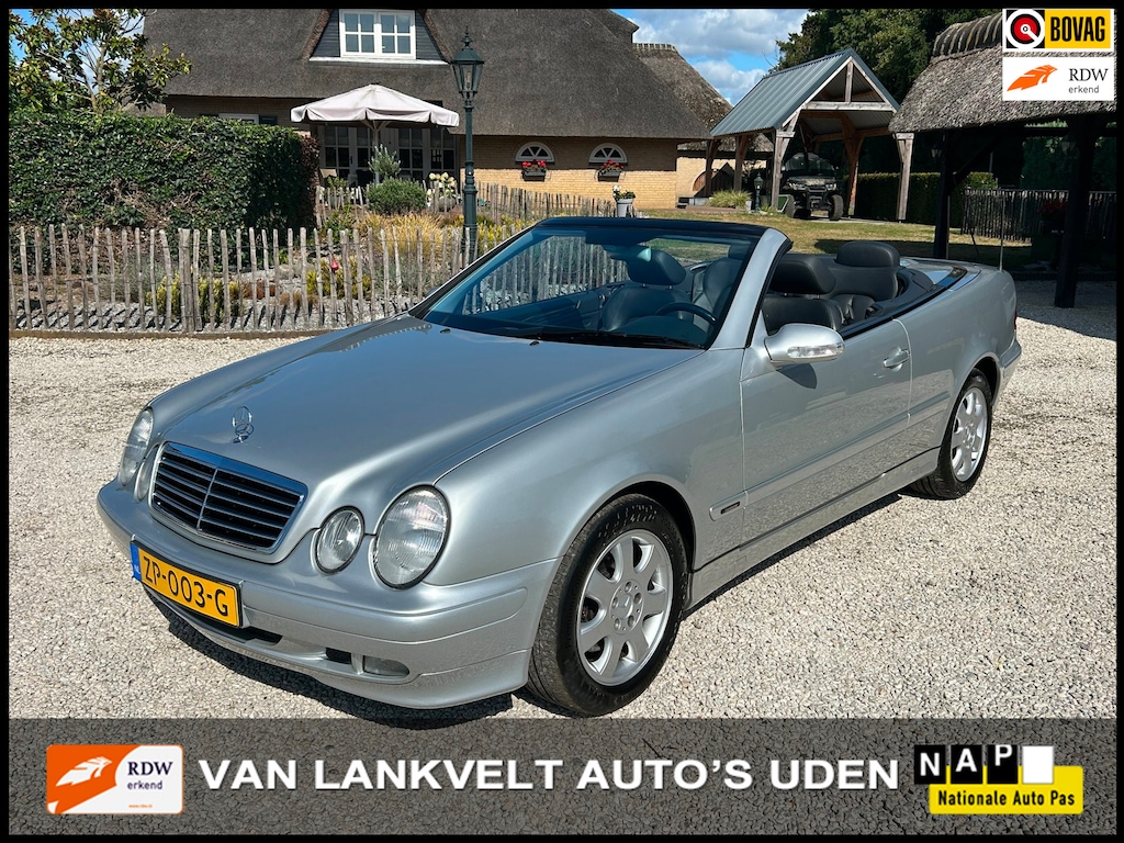 Mercedes-Benz CLK Cabrio 230 Kompressor.CABRIO AIRCO, BECKER, LEDER,