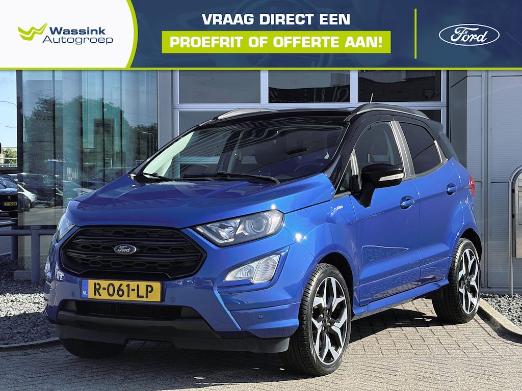 Ford EcoSport 1.0 EcoBoost ST-Line Black I Trekhaak I schuifdak I Navigatie I Achteruitrijcamera I