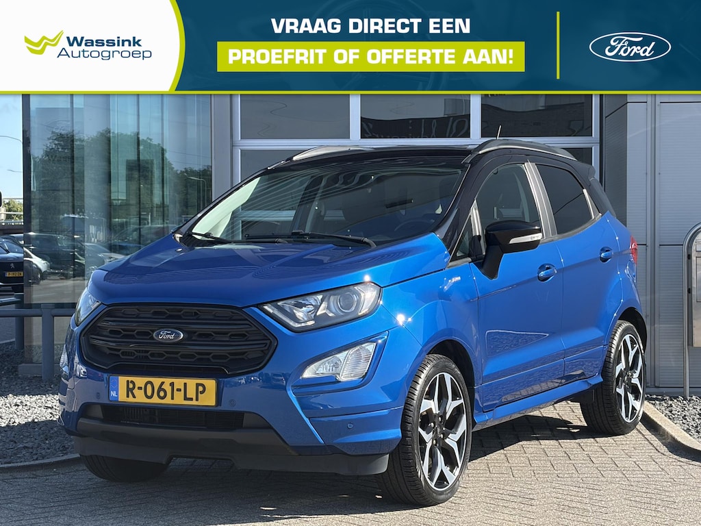 Ford EcoSport 1.0 EcoBoost ST-Line Black I Trekhaak I schuifdak I Navigatie I Achteruitrijcamera I