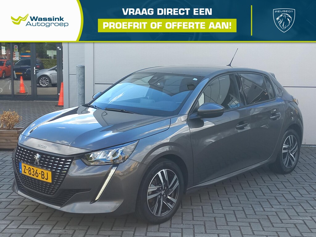 Peugeot 208 1.2T 100pk Allure Pack + extra's | Climate control | Navigatie via Apple/Android | Lm-velgen | Stoelverwarming | Camera