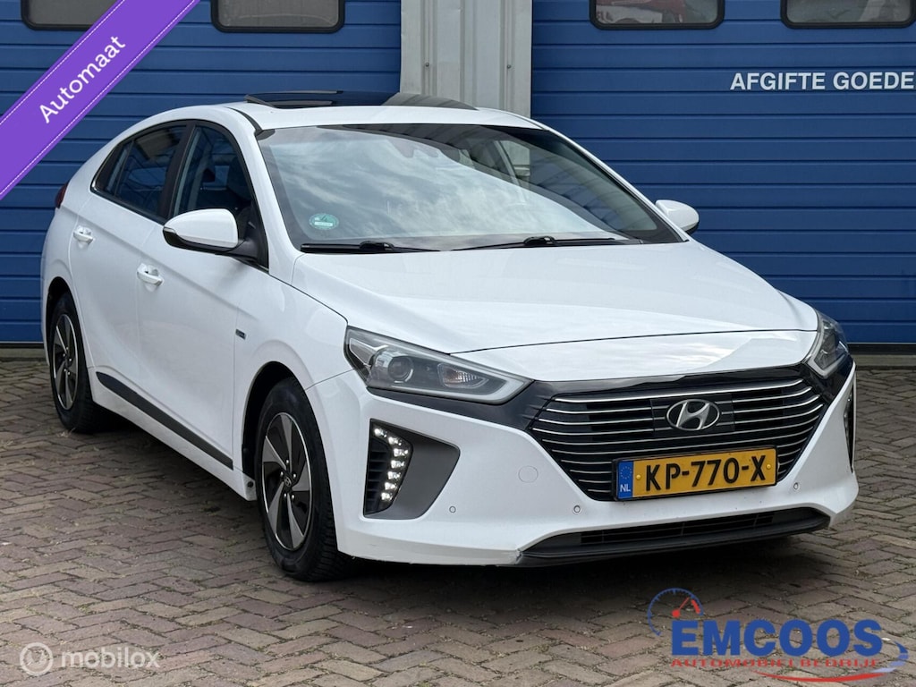 Hyundai Ioniq 1.6 GDi First Edition * Bomvol * Leder * Schuifdak * Camera * Stoelverwarming