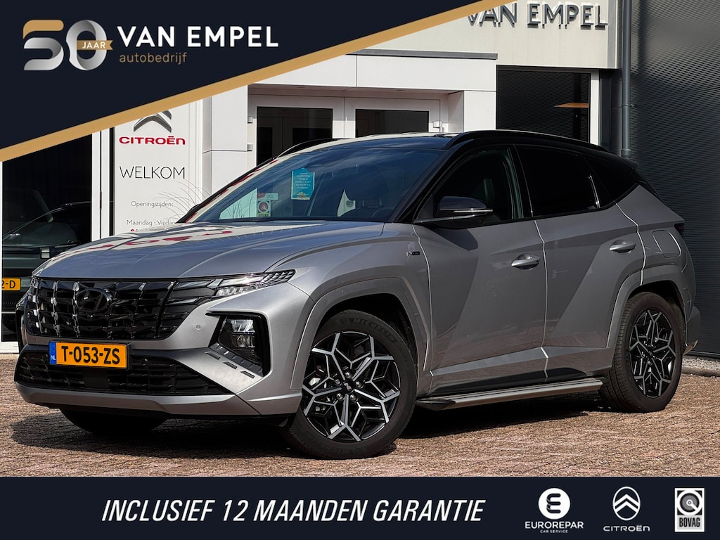 Hyundai Tucson 1.6 T-GDI PHEV N Line 4WD | 98% SOH | Trekhaak | NL-Auto | 360 Camera | Stoelverwarming + Koeling | Krell