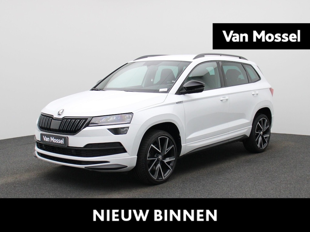 Skoda Karoq 1.5l TSI ACT DSG SPORTLINE | ELEKTR. ACHTERKLEP  | SPORTSTOELEN | STOELVERWARMING | KEYLESSSTART | PARKEERSENSOREN | ACC |