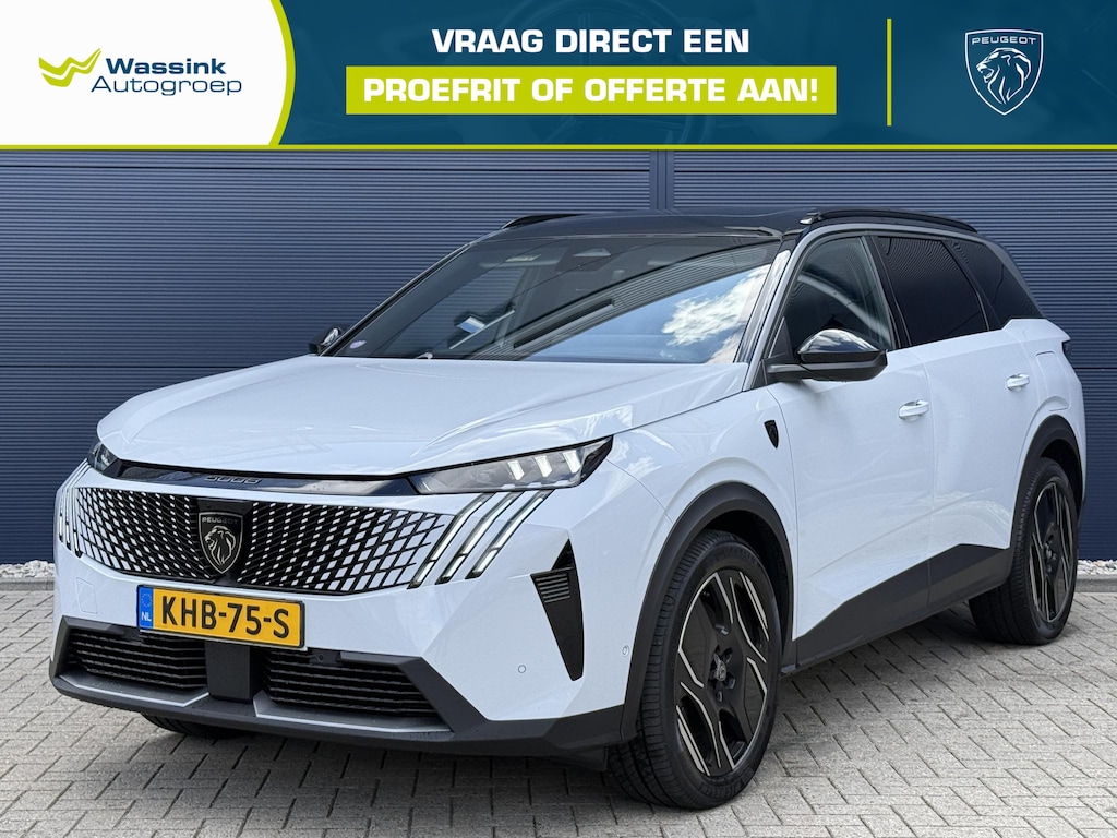 Peugeot 5008 1.6 Plug-in Hybrid 225 GT Exclusive 7 Zits | Navigatie | Schuifdak | Nappaleder | Stoelverwarming voor+ achter | Massage | Ventilatie | Pixel Led | Trekhaak