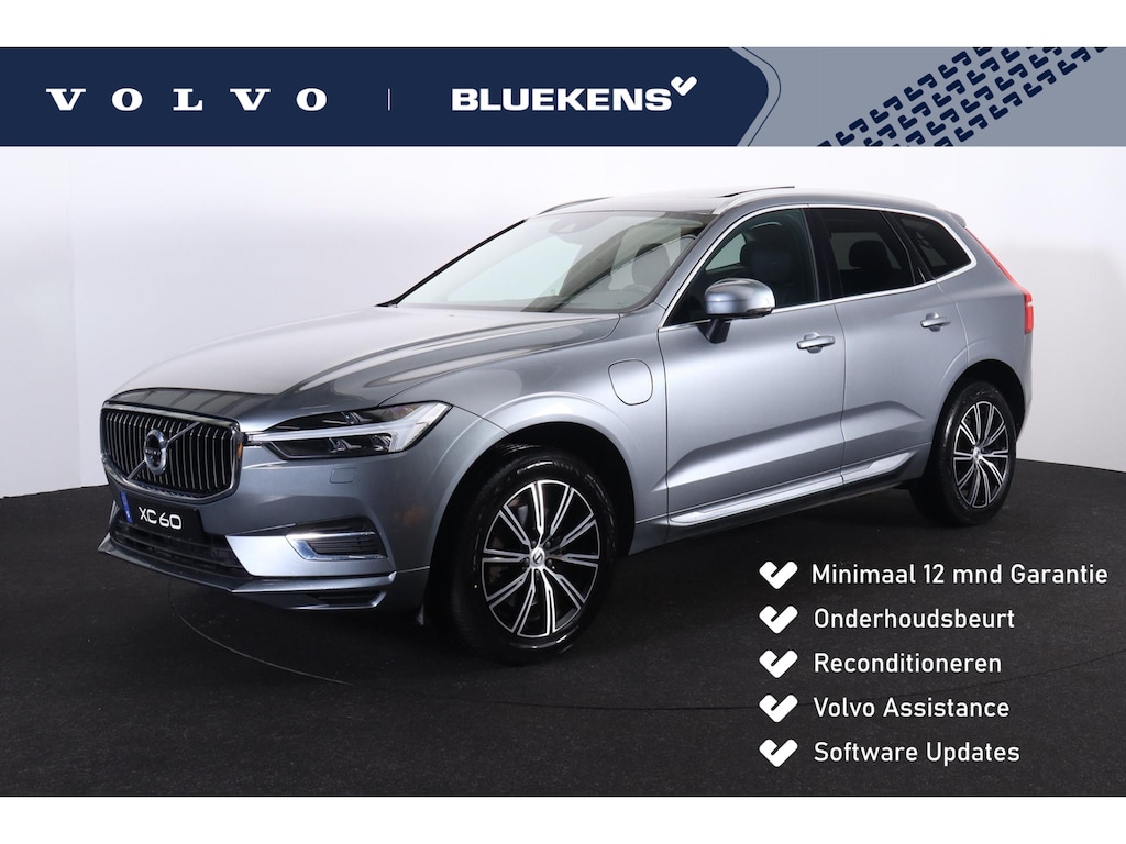Volvo XC60 Recharge T6 AWD Inscription - Panorama/schuifdak - IntelliSafe Assist & Surround - Harman/Kardon audio - 360º Camera - Verwarmde voorstoelen, stuur & achterbank - Parkeersensoren voor & achter - Draadloze tel. lader - Elektr. bedienb. bestuurdersstoel met geheugen - Head up display - Extra getint glas - 19' LMV