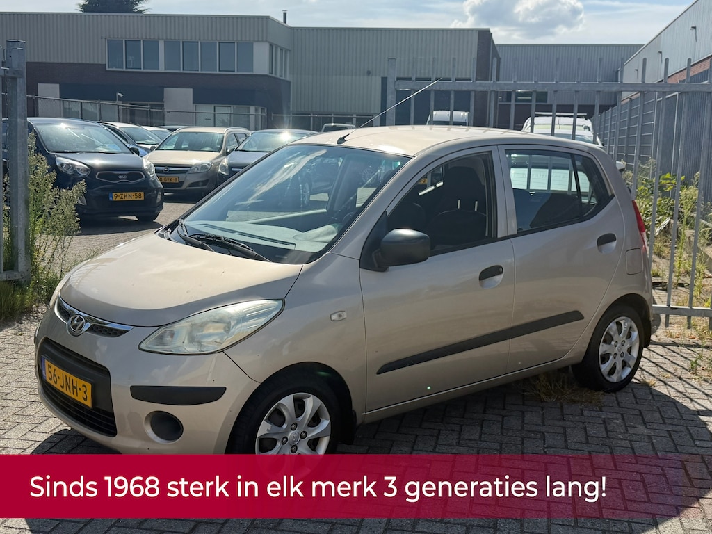Hyundai i10 1.25i Active Cool 5 DEURS 4 CILINDER! NL AUTO NAP l HOGE INSTAP! Airco l Elek ramen l Centraal l ZEER MOOI!