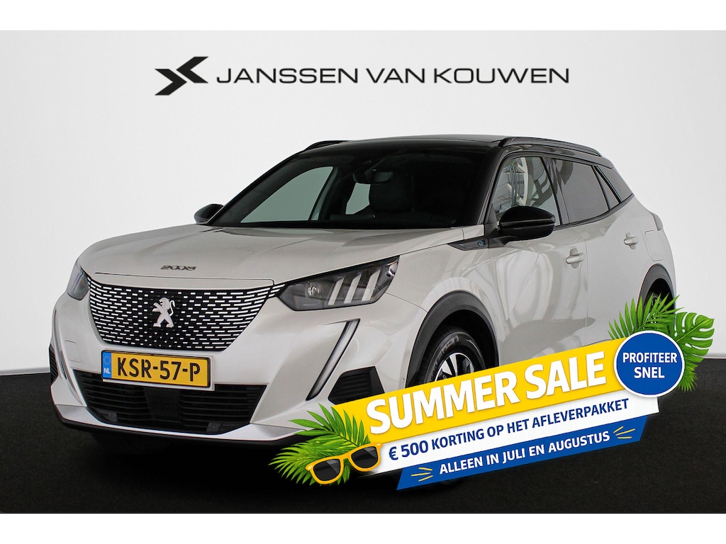 Peugeot e-2008 EV GT 50 kWh SOH 100% Panoramadak Stoelverwarming Achteruitrijcamera