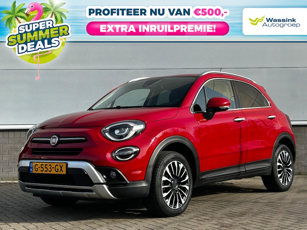 Fiat 500X 150 pk Automaat City Cross SUMMER DEALS | Cruise control | Parkeersensoren achter