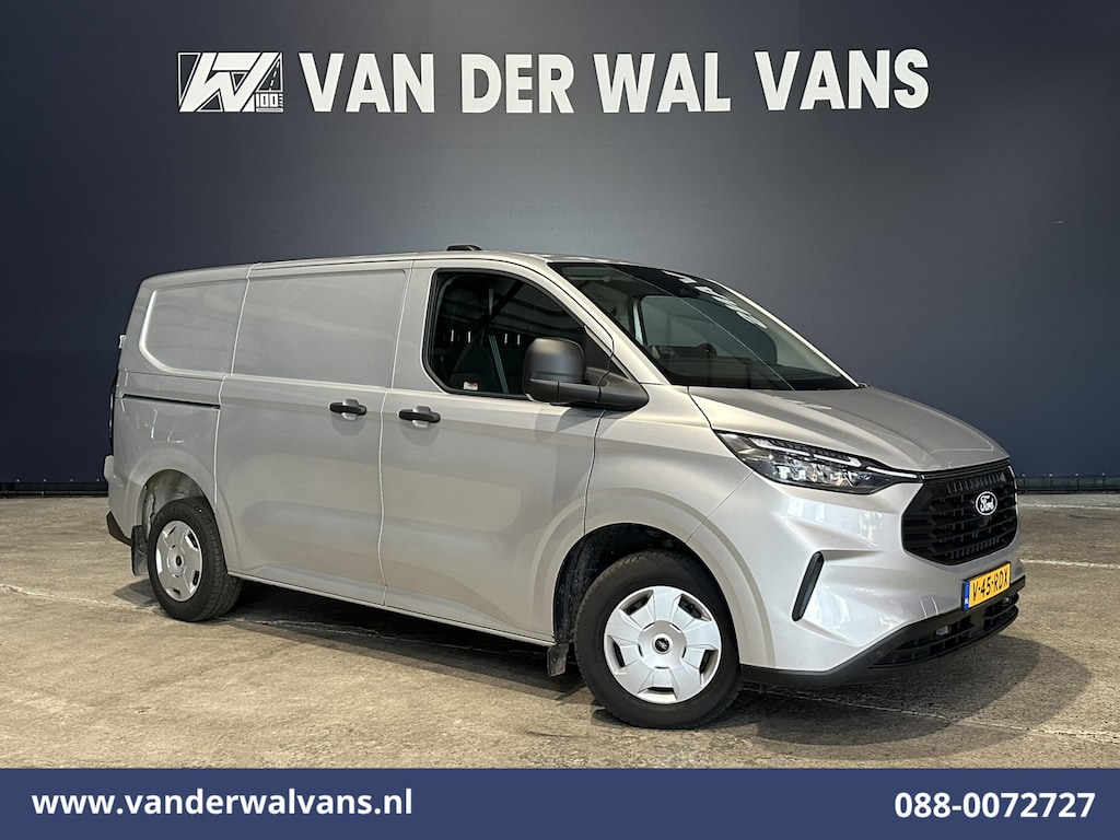 Ford Transit Custom 2.0 TDCI 136pk L1H1 Euro6 Airco | Navigatie | LED | Apple Carplay | Adaptieve Cruisecontrol | Leder Stuur Android Auto, Verwarmde voorruit, Stoelverwarming, Parkeersensoren, Bijrijdersbank, 2590kg trekvermogen