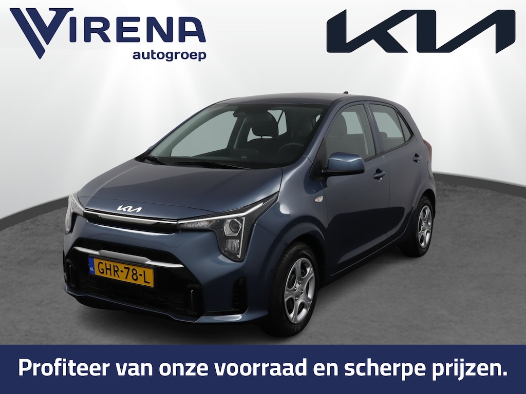 Kia Picanto 1.0 DPI DynamicLine - Airco - Cruise Control - Navigatie - Apple Carplay/Android Auto - Fabrieksgarantie tot 08-2032