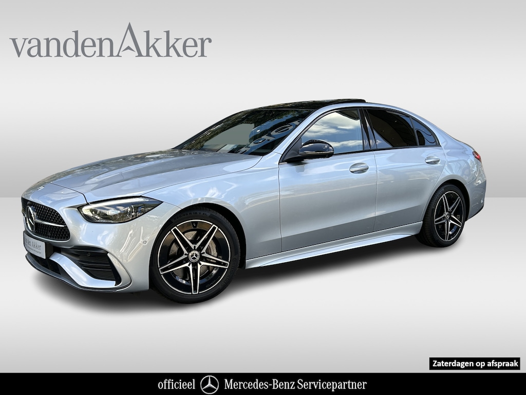 Mercedes-Benz C-klasse 300 AMG 259pk // Panoramadak // Burmester 3D // Distronic // 360 Camera // Digital Light // Sfeerverlichting // Carplay