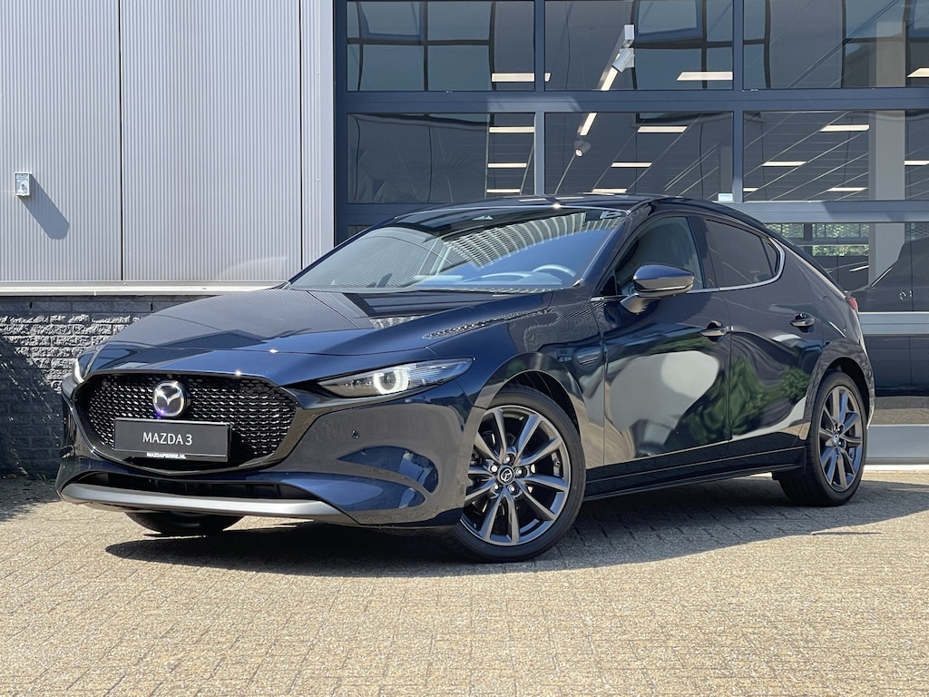 Mazda 3 2.5 e-SkyActiv-G M Hybrid 140 Automaat Takumi | LEDER | BOSE | 360 CAMERA |