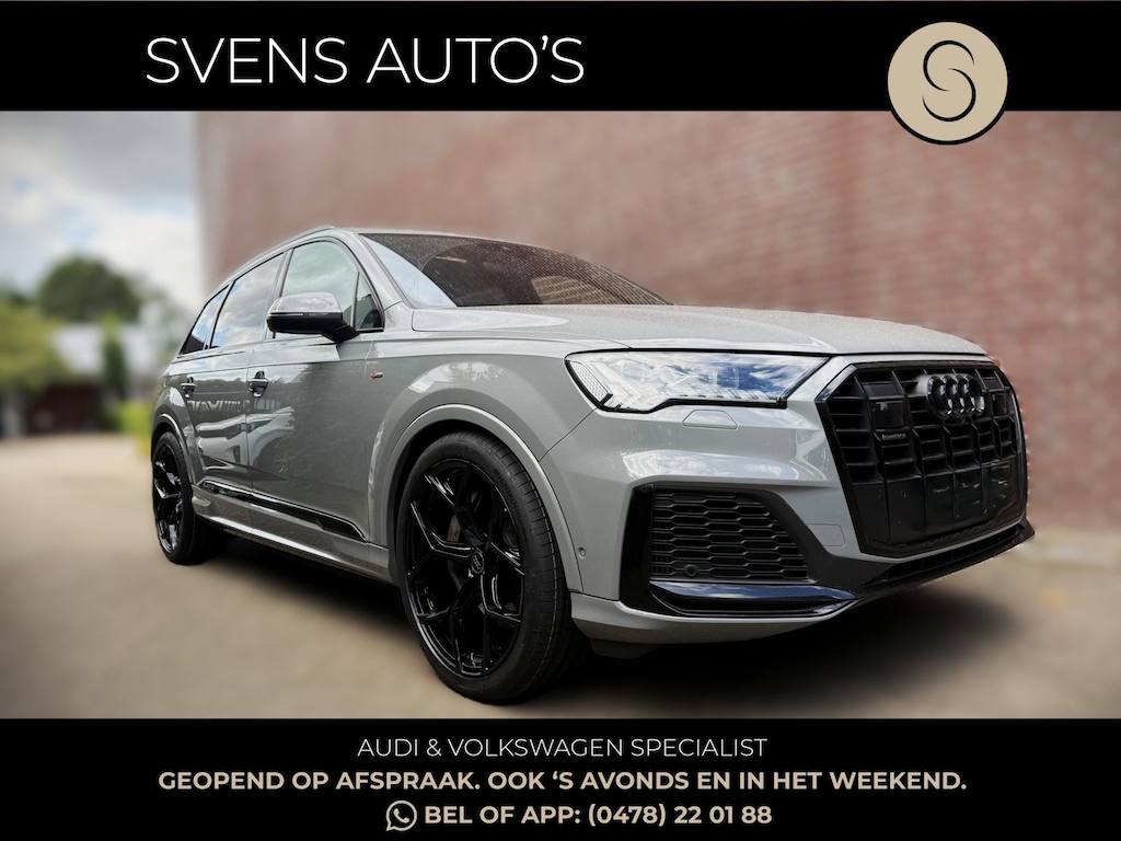 Audi Q7 55 TFSIe S-Line B&O Advanced|Nachtzicht|Panodak|RS-Stoelen|Lucht|Trekhaak