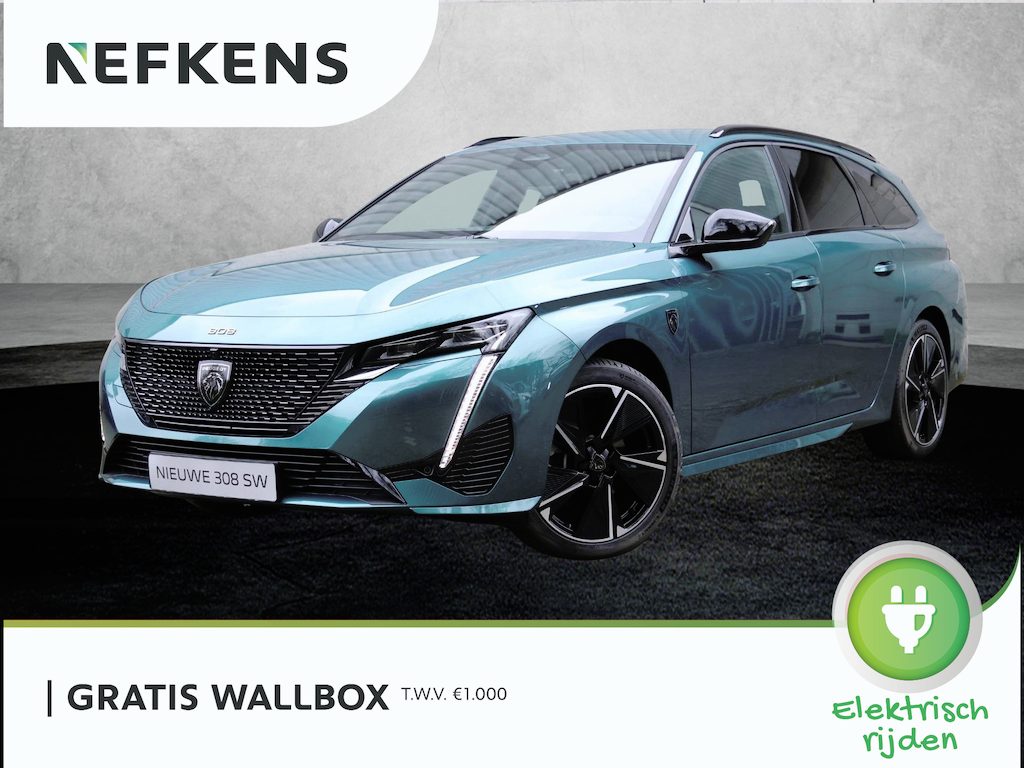 Peugeot e-308 SW GT EV 54 kWh | AGR stoel | Stoelverwarming | Camera | Navigatie | Automatische achterklep