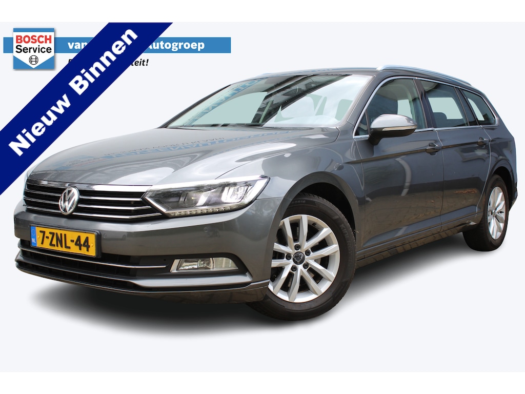 Volkswagen Passat Variant 1.6 TDI Comfortline | Airco | Climate controle | Cruise controle | Bluetooth | Parkeersensoren V+A | Dakdragers | Navigatie | Draadloze telefoonlader | Elektrische ramen V/A | 16 Inch LMV |