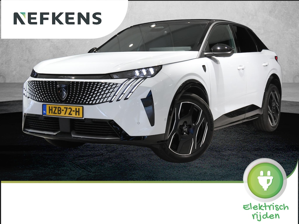 Peugeot E-3008 SUV 73 kWh GT Avantage | Demo | TOT 8 JAAR GARANTIE! | Leder Nappa Zwart Mistral | 360 vision & Drive Assist Pack (Avantage)