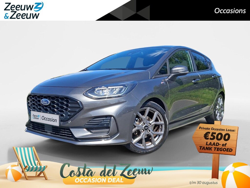 Ford Fiesta 1.0 EcoBoost Hybrid ST-Line X | NL-Auto | 1e Eigenaar | Dealer onderhouden | Winterpack | Camera | Climate Control | Cruisecontrol | Parkeersensoren | Apple Carplay&Android Auto | 17" Lichtmetaal |