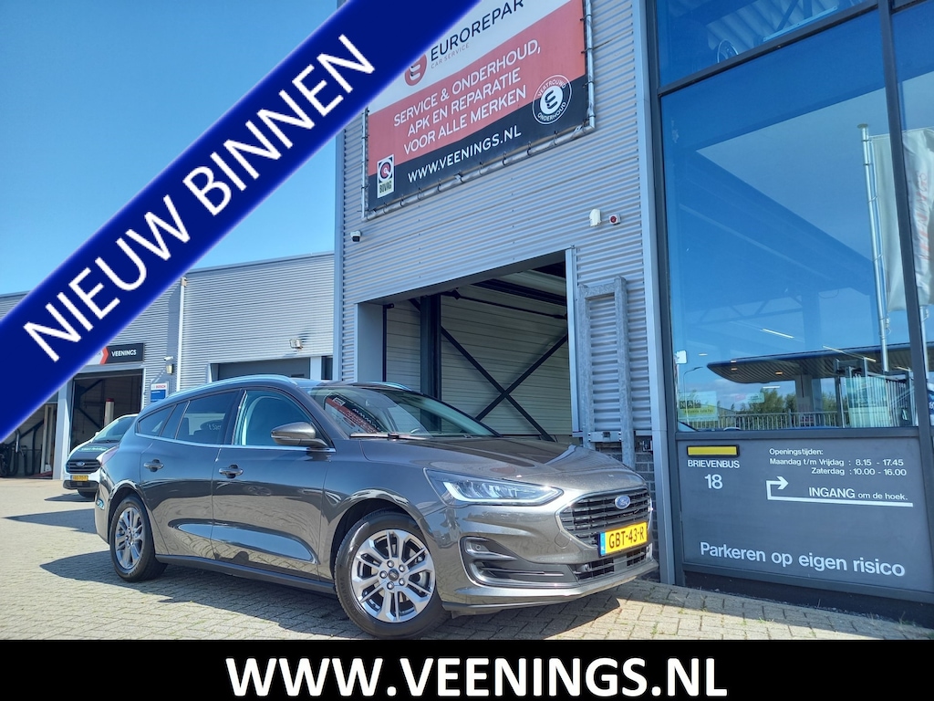 Ford Focus Wagon 1.0 EcoBoost Hybrid Titanium AUT - TREKHAAK - 1E EIGENAAR - NL AUTO -