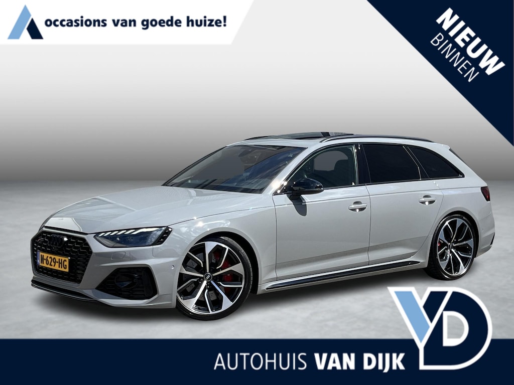 Audi RS4 A4 Avant 2.9 TFSI quattro | NL Auto/1e Eig./Voll.Historie/Pano.Dak/Head-Up/Bang&Olufsen/Navi/Sportdiffertentieel/Elektr.Wegklapbare Trekhaak