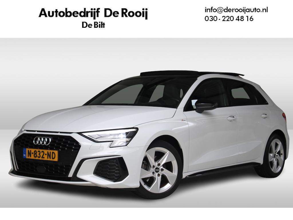 Audi A3 Sportback 30 TFSI S-Line S-Tronic Navigatie | Panoramadak | Sportstuur | Led