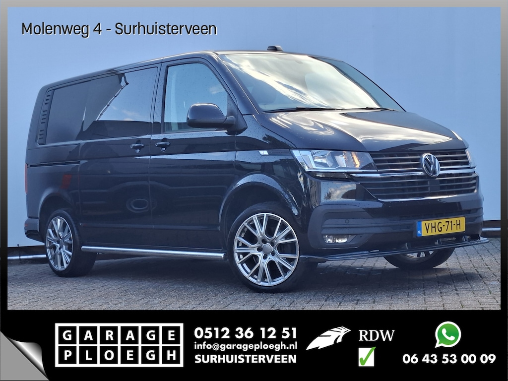 Volkswagen Transporter 2.0 TDI Aut7 Dubb.Cabine 2xSchuifdeur Carplay Trekhaak Bulli