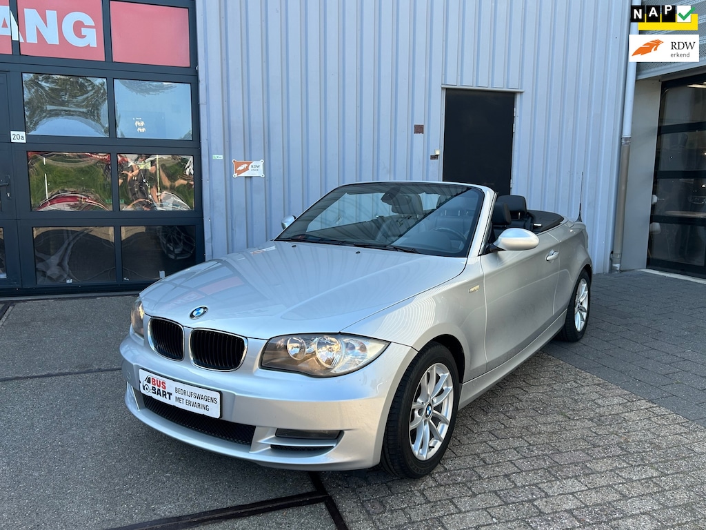 BMW 1-Serie Cabrio 118i Executive|NL-Auto|NAP|Leder|Stoelverwarming|Airco