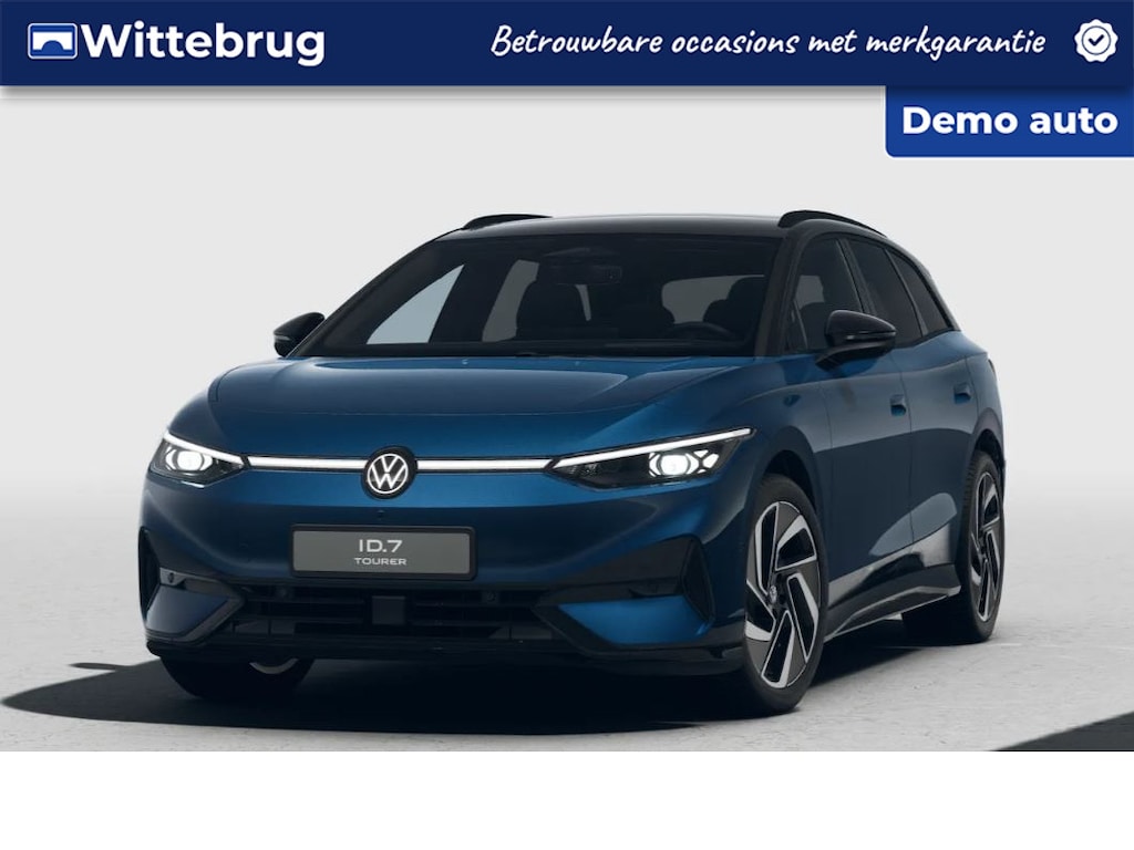 Volkswagen ID.7 Tourer Pro Limited Edition 286PK 77 kWh / Resterende Fabrieksgarantie / Ergo Active Stoelen / 360° Camera / Head-up Display / 20''LMV / VW