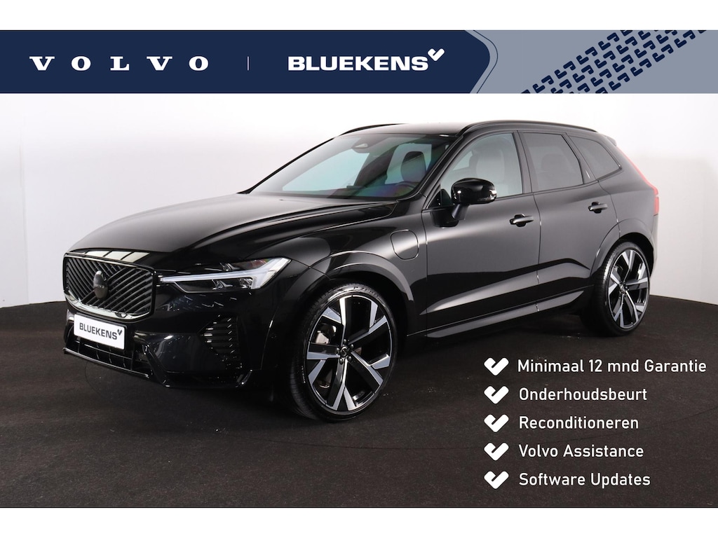Volvo XC60 T6 Recharge AWD Plus Bright - Luchtvering - IntelliSafe Assist & Surround - Harman/Kardon audio - Adaptieve LED koplampen - Parkeercamera achter - Verwarmde voorstoelen, stuur & achterbank - Parkeersensoren voor & achter - Elektr. bedienb. voorstoelen met geheugen - Inklapbare trekhaak - 22' LMV