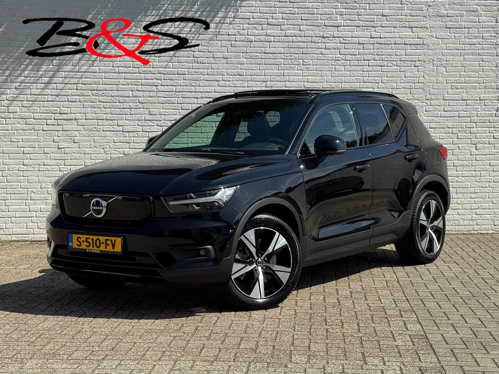 Volvo XC40 Recharge Pro Adaptive Cruise All-Season Banden Panoramadak AppleCarplay Elec. inklapbare trekhaak Leder/Alcantara Wifi