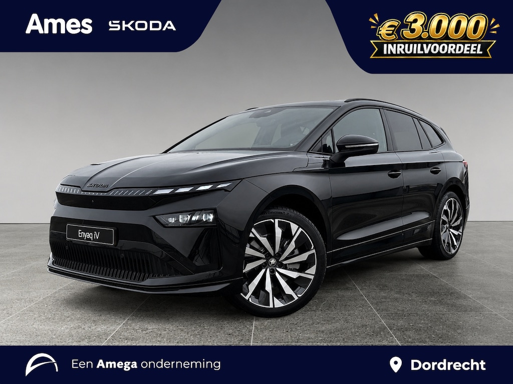 Skoda Enyaq 85 Sportline | Trekhaak | 21'' Velgen | Panorama Schuif/Kanteldak | Head-Up Display | CANTON | 360 Camera