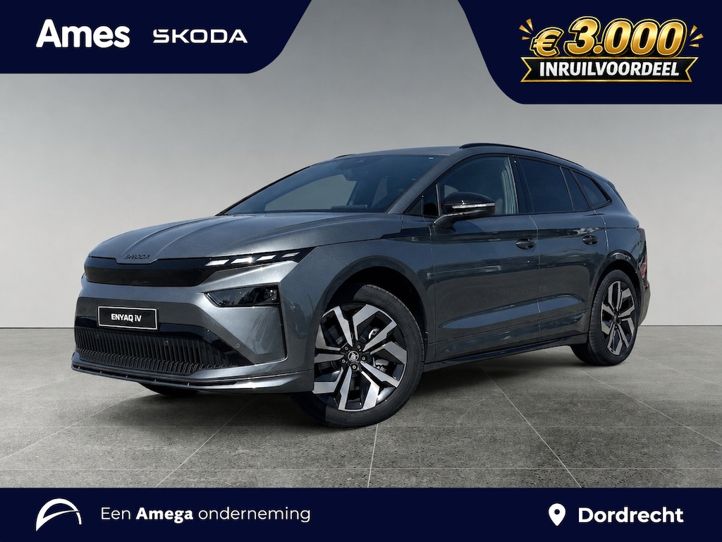 Skoda Enyaq 85 Sportline | Stoel/Stuurverwarming | Elektrische bestuurderstoel incl geheugen/massage | Achteruitrijcamera | Elektrische Achterklep